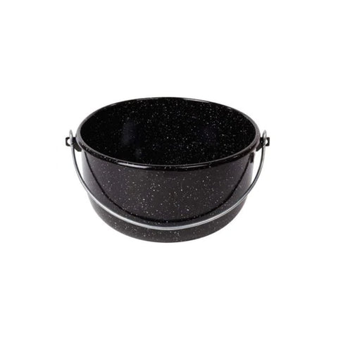 Ceaun Emailat Negru cu toarta sarma fara capac 22 cm, 3,5 L