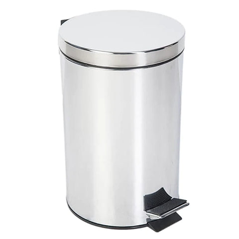 Cos de gunoi din inox, cu pedala 20x28 cm