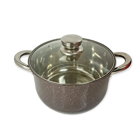 Cratita inox cu capac 6,5 L Royalty Line, Brown
