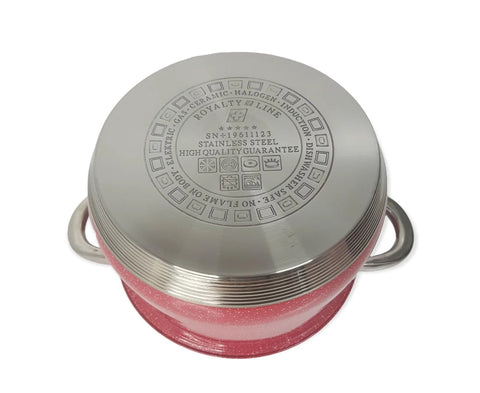 Cratita inox Royalty line 3,9 L Red