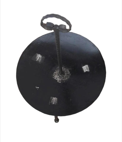 Gratar disc de gradina din otel, cu picioare detasabile, 46 cm