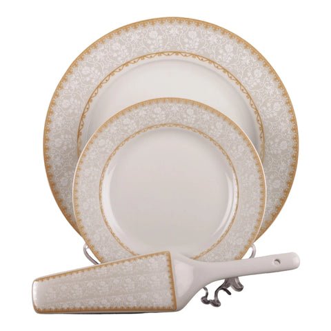 Set de tort MALOOKI, 8 piese model romanesc 030G