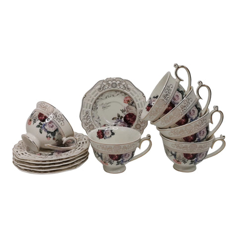 Set 6 cesti cu 6 farfurioare Malooki, Luxury