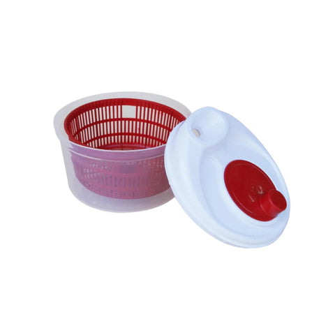 Strecuratoare cu Centrifuga pentru Salata, 4,5L, Verde/Rosu