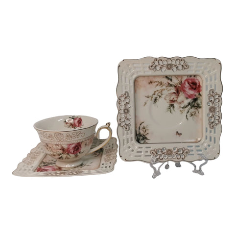 Set 6 cesti cu 6 farfurioare Malooki, Luxury Collection 7504
