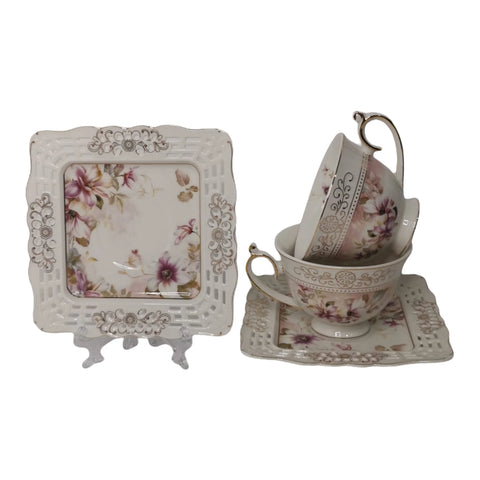 Set 2 cesti pentru cafea sau ceai, Malooki Luxury Collection, 190 ml