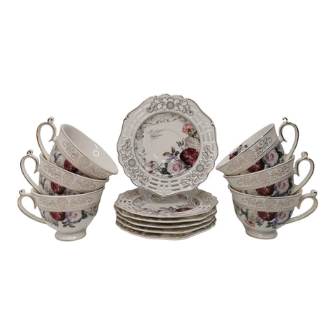 Set 6 cesti cu 6 farfurioare Malooki, Luxury