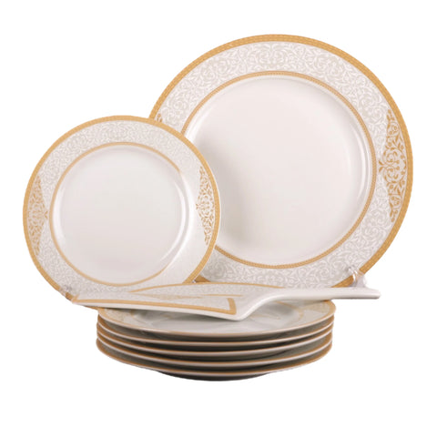 Set de tort MALOOKI, 8 piese model romanesc 024G