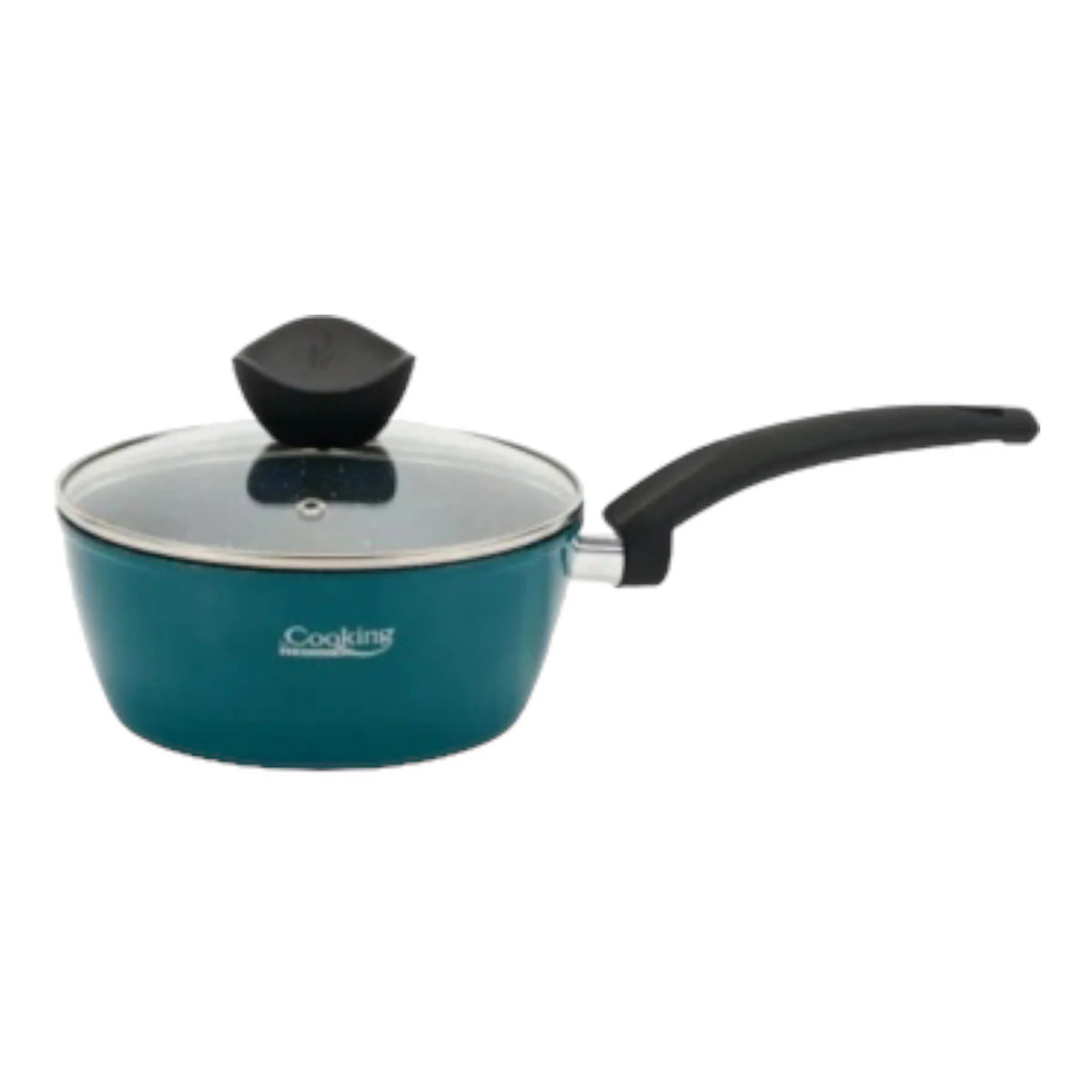 Cratita cu capac Syvota aluminiu/sticla 18x7.5 cm 1.7 L, Cooking by Heinner