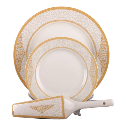 Set de tort MALOOKI, 8 piese model romanesc 024G