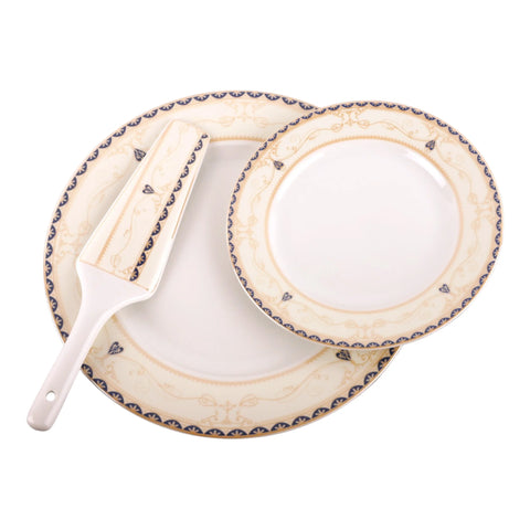 Set de tort MALOOKI, 8 piese model romanesc 006G