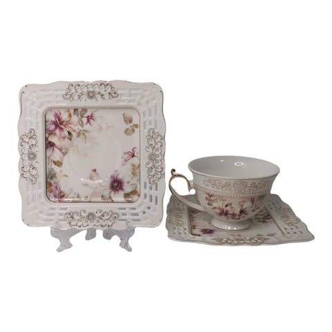 Set 2 cesti pentru cafea sau ceai, Malooki Luxury Collection, 190 ml