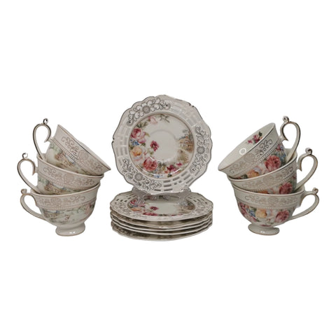 Set 6 cesti cu 6 farfurioare Malooki, Luxury Collection