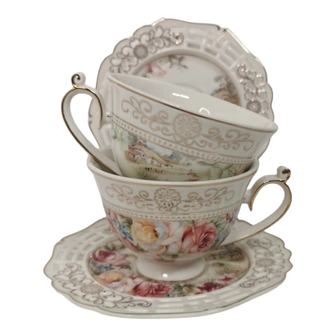 Set 6 cesti cu 6 farfurioare Malooki, Luxury Collection