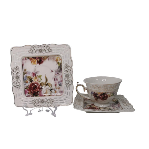 Set 2 cesti cu 2 farfurioare MALOOKI LUXURY COLLECTION 7505-2