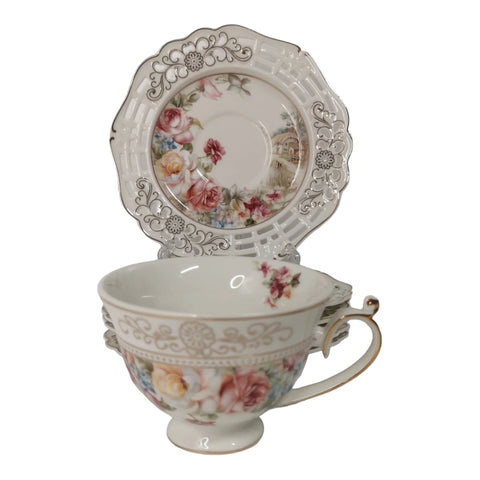 Set 6 cesti cu 6 farfurioare Malooki, Luxury Collection