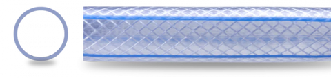 Furtun gradina transparent cu insertie 1/2, lungime 50 M
