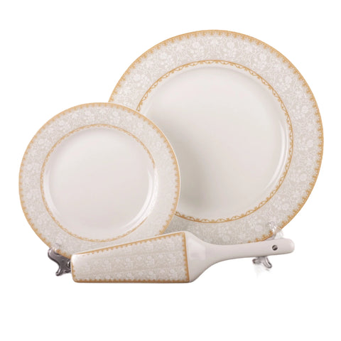 Set de tort MALOOKI, 8 piese model romanesc 030G