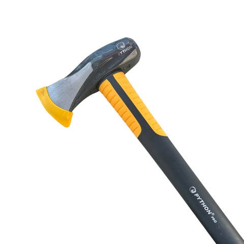 Topor (Secure) Python pro, coada fibra de sticla, maner ergonomic din cauciuc, galben - negru, 3 Kg