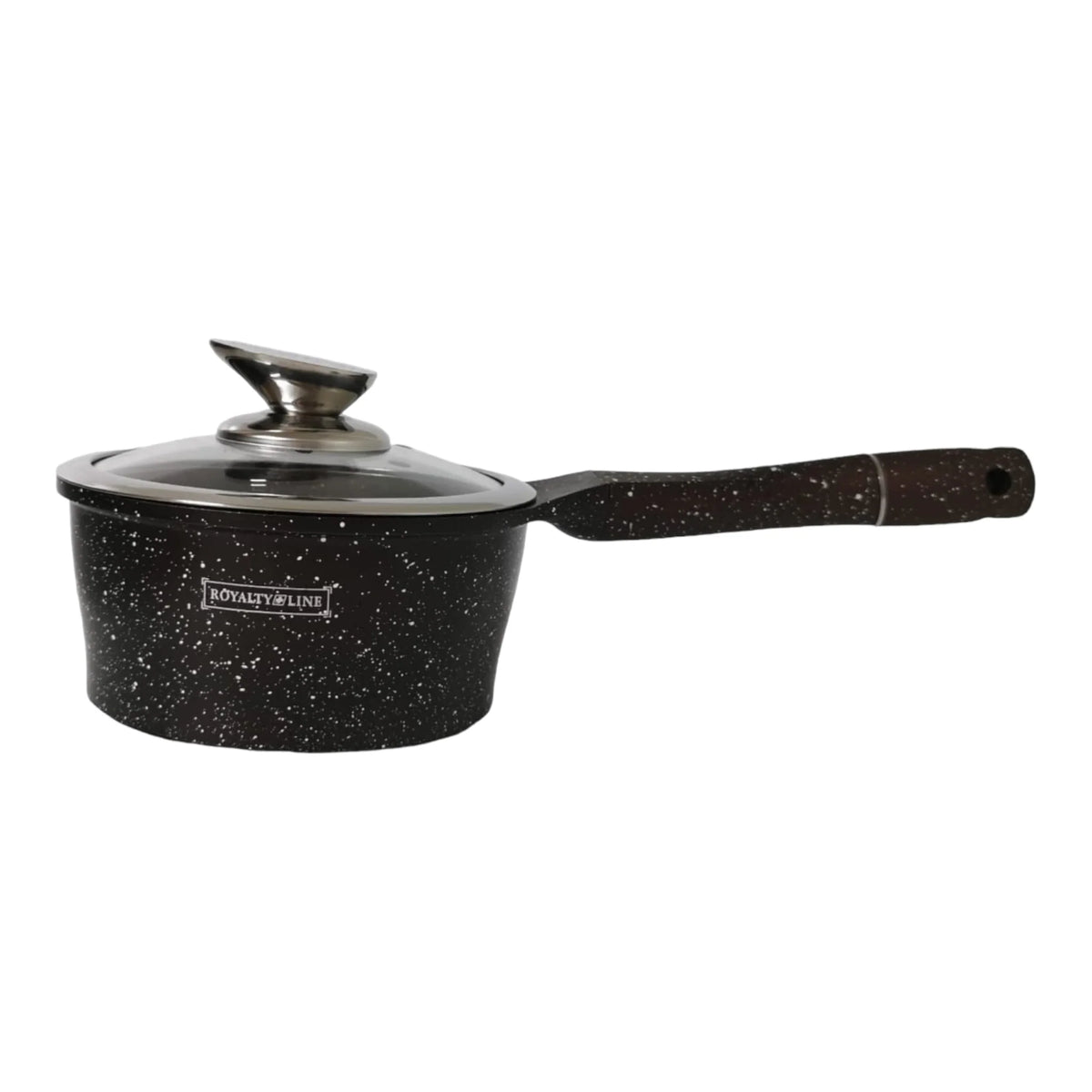 Cratita cu invelis de marmura si capac sticla 16×7.8 cm 1,2 L Royalty Line