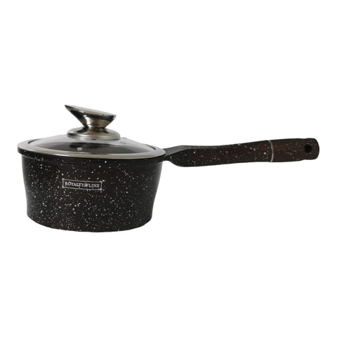 Cratita cu invelis de marmura si capac sticla 16×7.8 cm 1,2 L Royalty Line