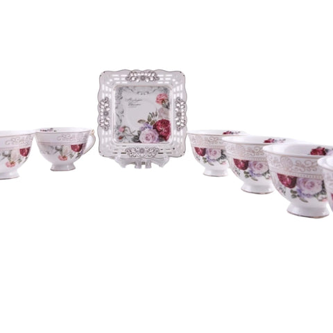 Set 6 cesti cu 6 farfurioare Malooki, Luxury Collection