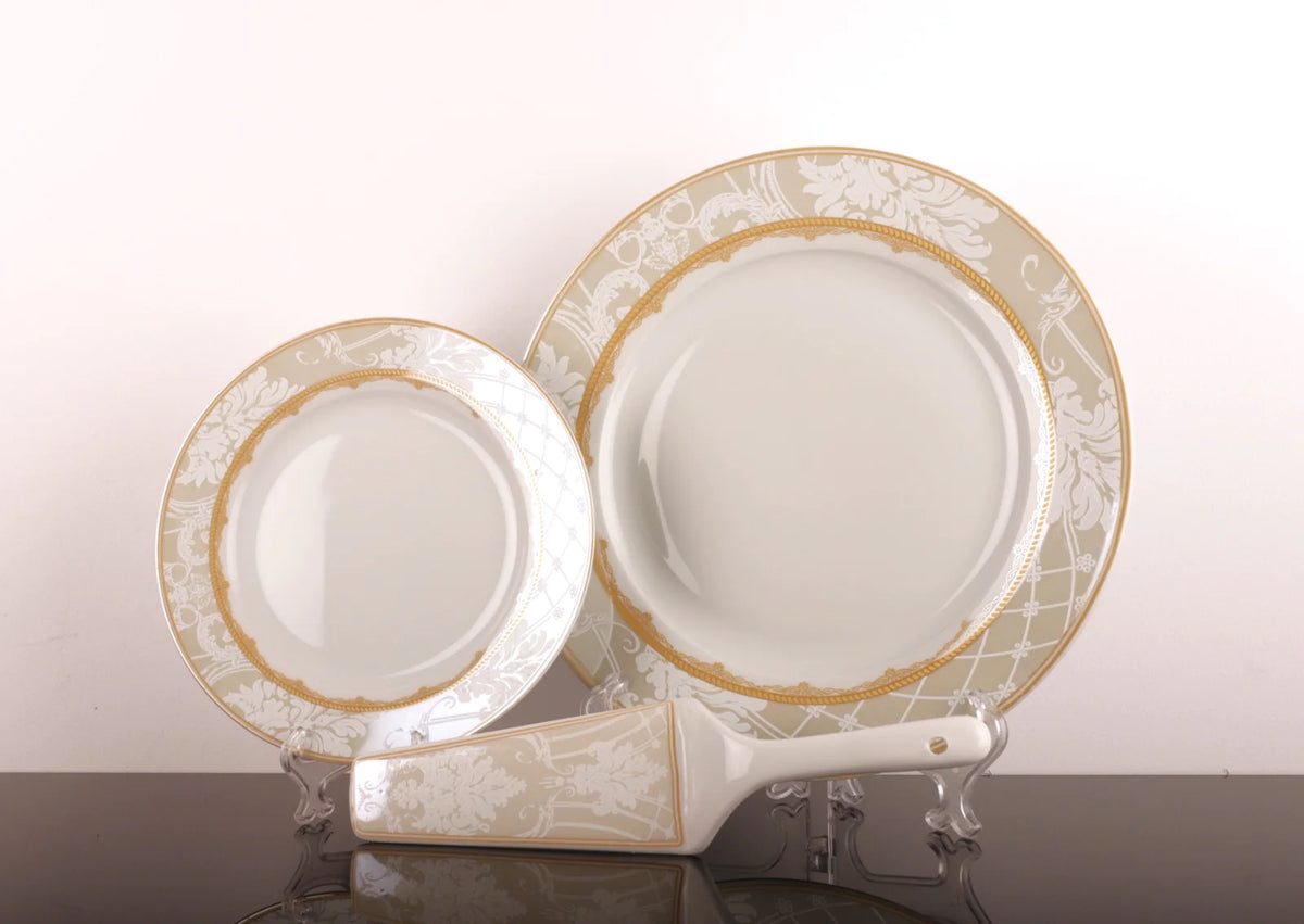 Set de tort MALOOKI, 8 piese model romanesc 039G