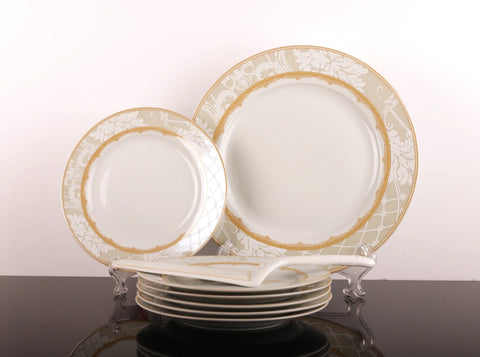 Set de tort MALOOKI, 8 piese model romanesc 039G