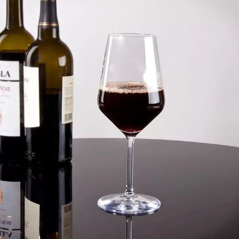 Set 6 pahare cu picior, 310 ml KING, sticla