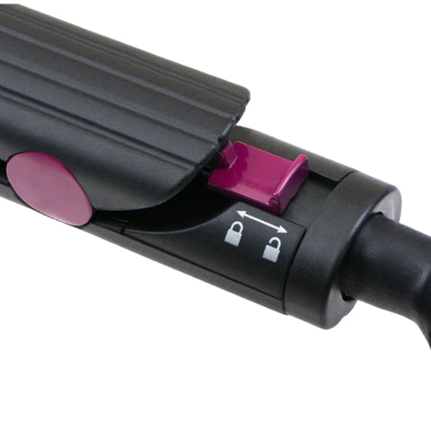 Placa de indreptat parul Decakila, Negru, 30 W, ceramica