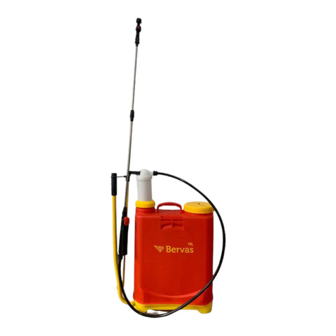 Pompa de stropit portabila cu presiune, cu tija de cupru 16 L, Bervas cod 7471