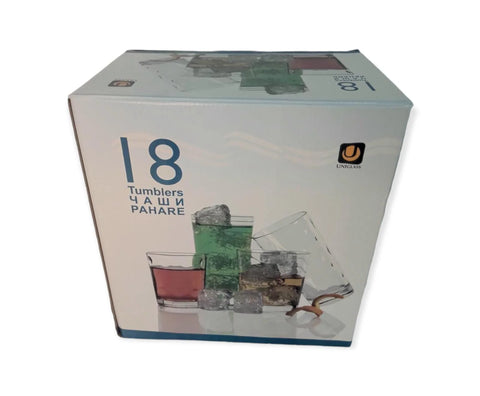 Set 18 pahare sticla