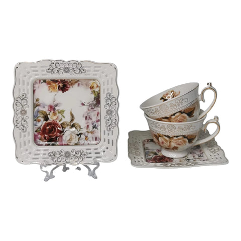Set 2 cesti cu 2 farfurioare Malooki Luxury Collection A