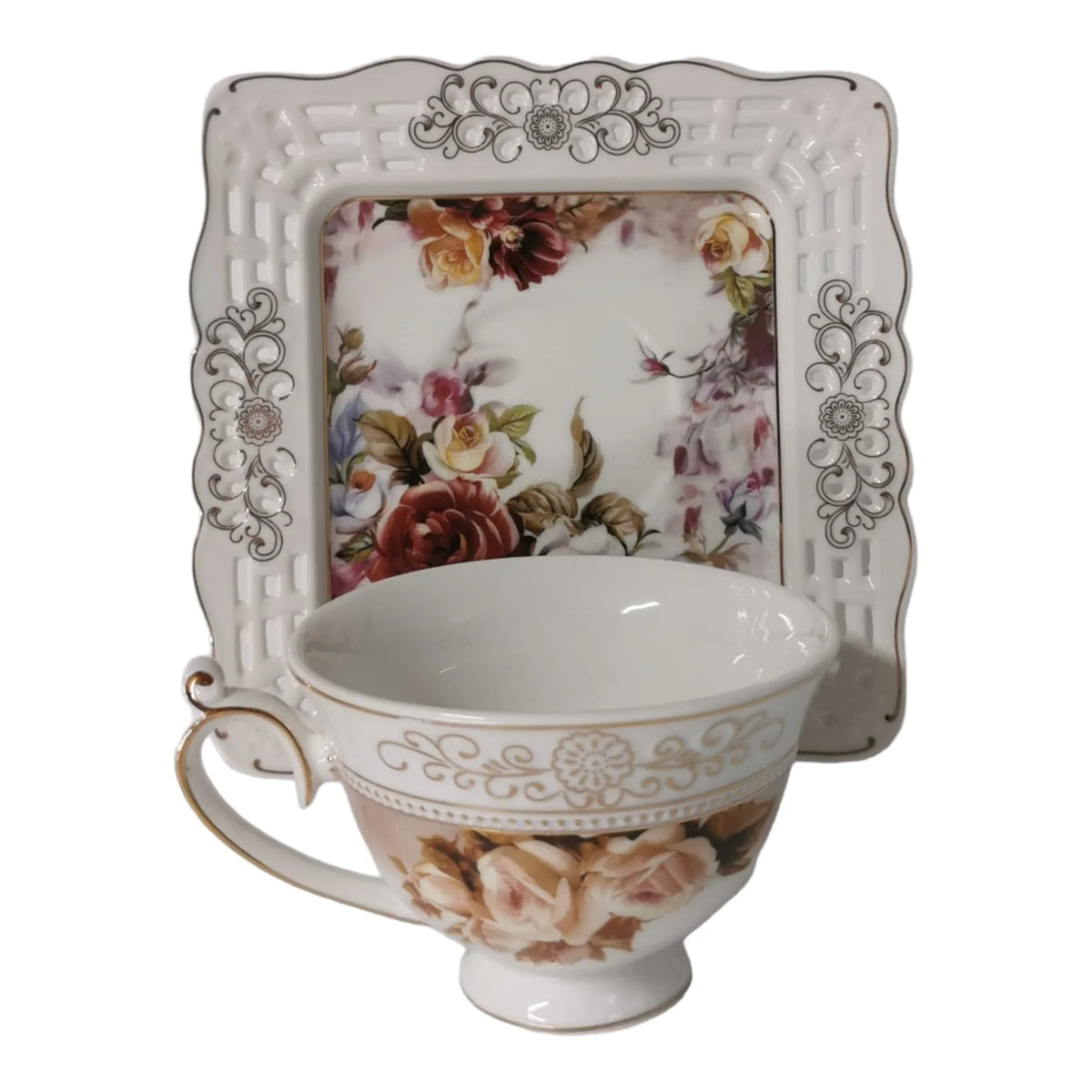 Set 2 cesti cu 2 farfurioare Malooki Luxury Collection A
