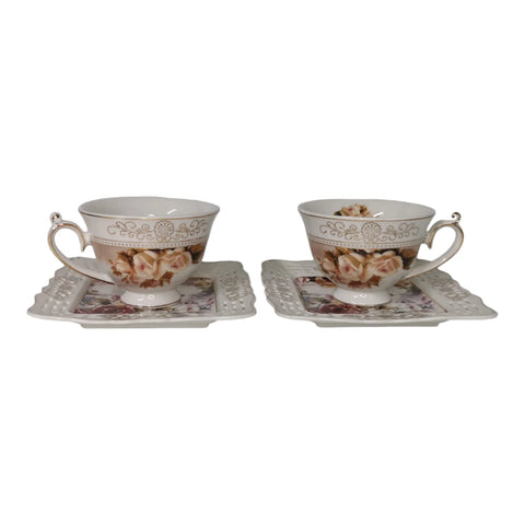 Set 2 cesti cu 2 farfurioare Malooki Luxury Collection A