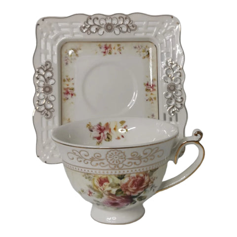 Set 2 cesti cu 2 farfurioare Malooki Luxury Collection 7505-2