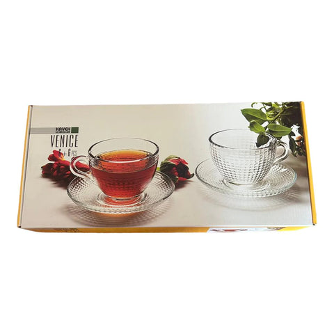Set cesti cafea Venice, 12 pcs, 190 ml, sticla