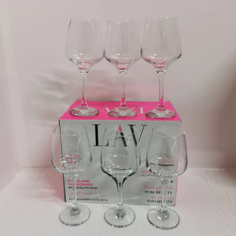 Set 6 Pahare cocktail LAV Lal, 295 ml