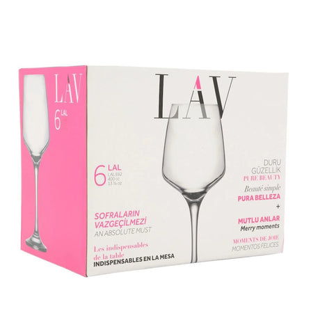 Set 6 Pahare cocktail LAV Lal, 295 ml