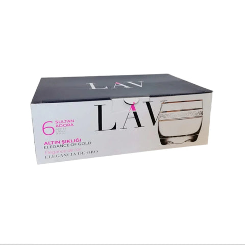 Set 6 pahare Lav Adora 290 ml
