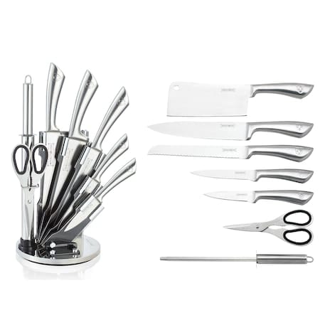 Set cutite 8 piese Royalty Line RL-KSS600 inox