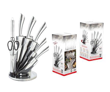 Set cutite 8 piese Royalty Line RL-KSS600 inox
