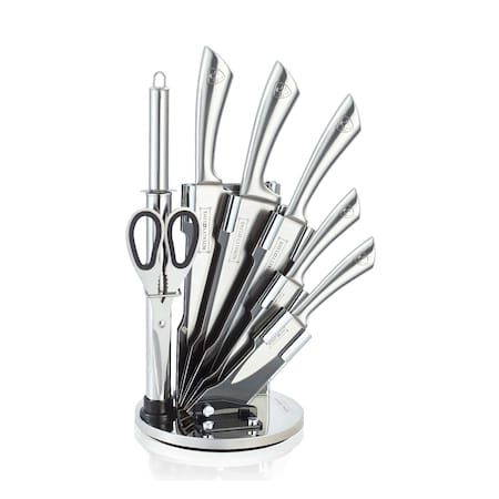 Set cutite 8 piese Royalty Line RL-KSS600 inox