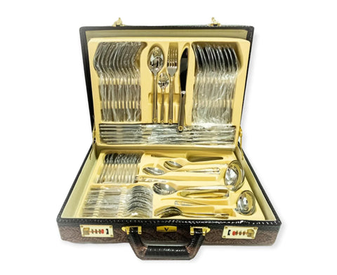 Set tacamuri 72 piese Limited V.Edition, otel inoxidabil, LV-1001