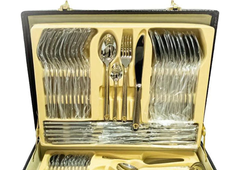 Set tacamuri 72 piese Limited V.Edition, otel inoxidabil, LV-1001