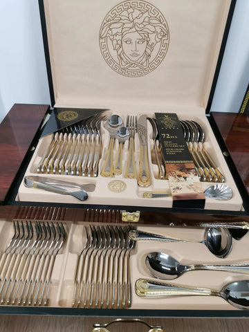 Set tacamuri 72 piese, 12 persoane, quality gold LIMITED EDITION LV-9722