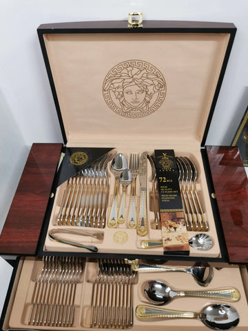 Set tacamuri 72 piese, 12 persoane, quality gold LIMITED EDITION LV-9722