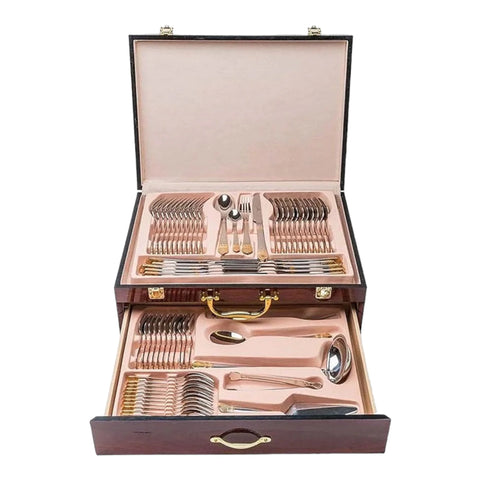 Set tacamuri din inox 72 piese, 12 persoane, Bachmayer, BM-7883