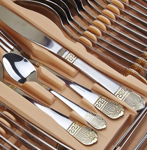 Set tacamuri din inox 72 piese, 12 persoane, Bachmayer, BM-7883