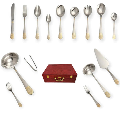 Set tacamuri din inox 72 piese, 12 persoane, Bachmayer, BM-7883